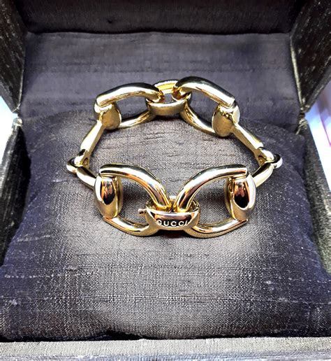 bracciale gucci oro vintage|Gucci gold bracelets for men.